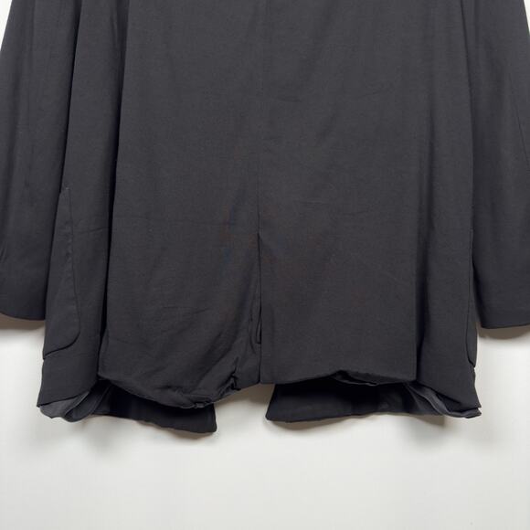 Massimo Dutti Classic Black Pockets Blazer Jacket Business Women's Size 6 - Picture 4 of 6